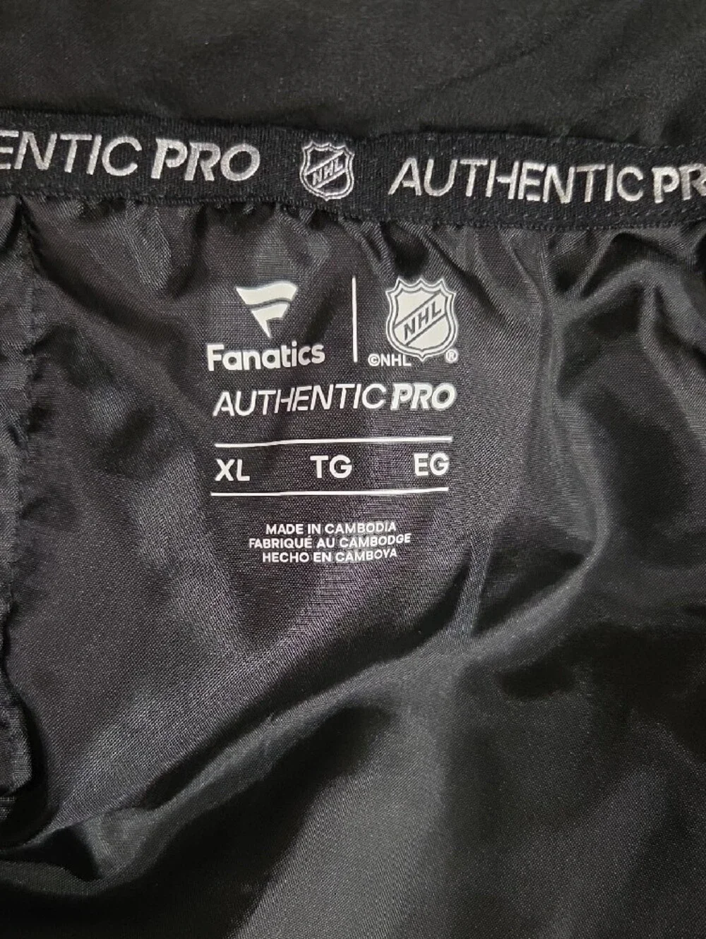 Fanatics Black Authentic Pro Jacket